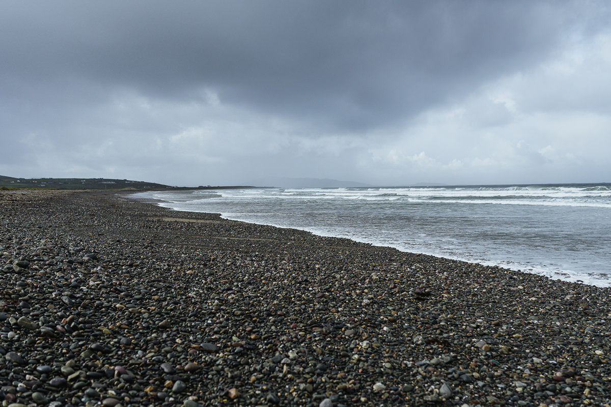 Ausflug mit Hund Irland Mayo Carrowniskey Beach 