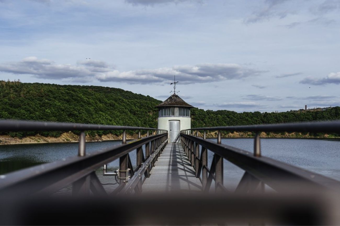 Urftalsperre mit Hund - Urlaub in Deutschland