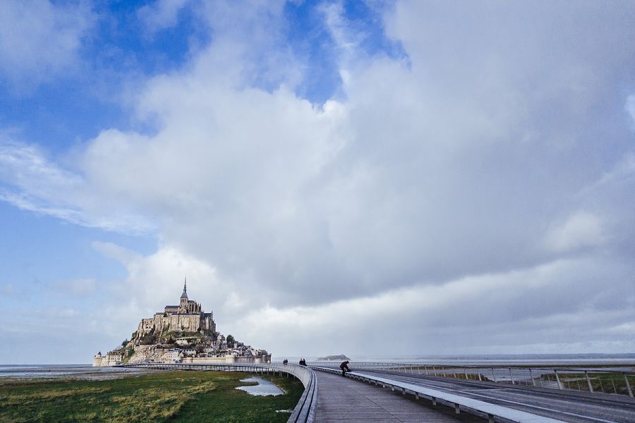 Ausflug mit Hund - Mont Saint Michaele